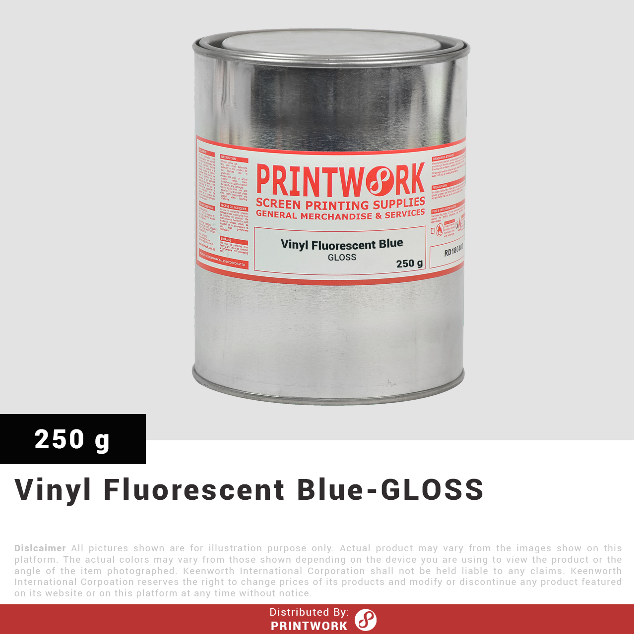 Vinyl GLOSS/SATIN Ink (FLUORESCENT)