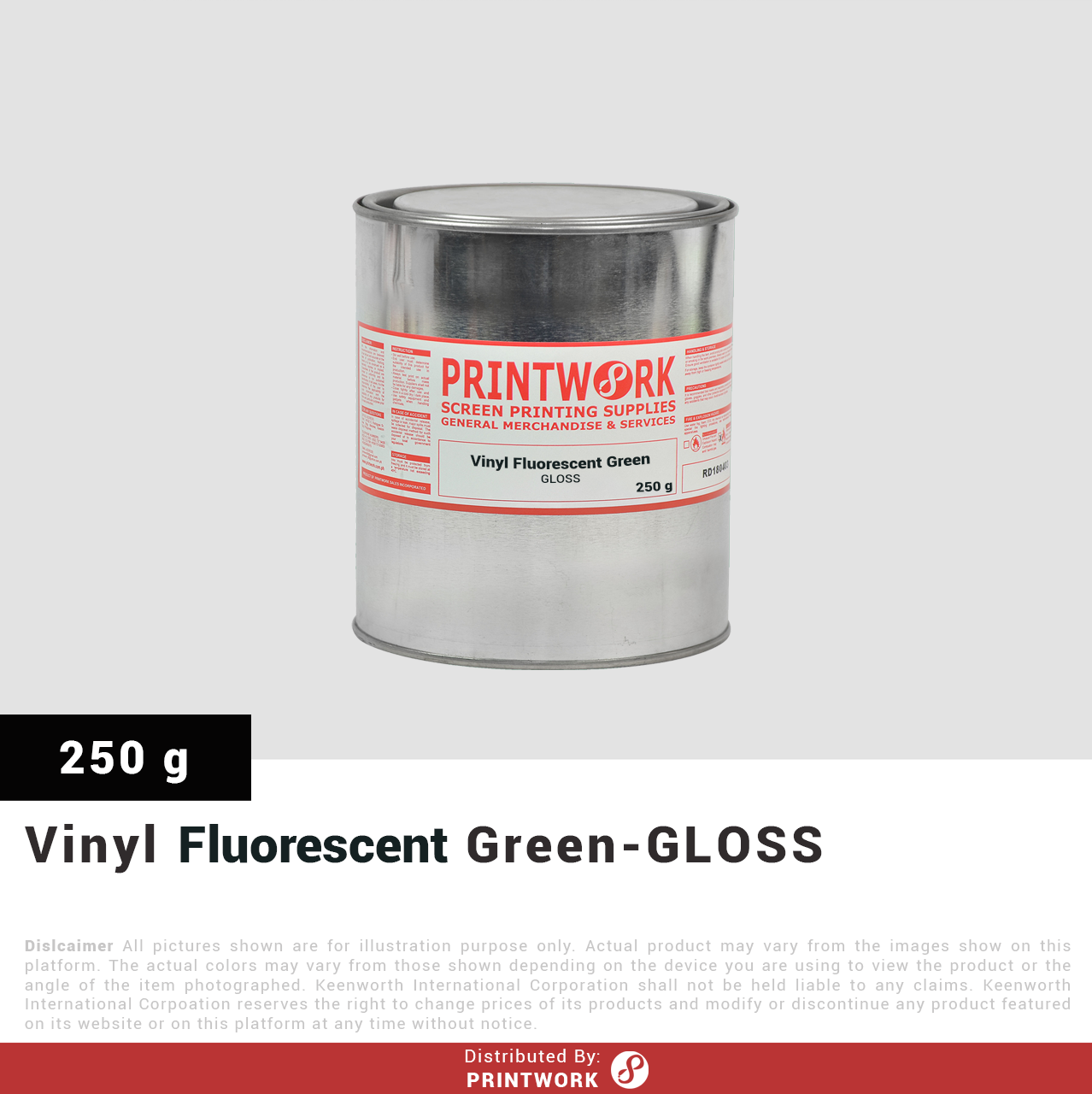 Vinyl GLOSS/SATIN Ink (FLUORESCENT)