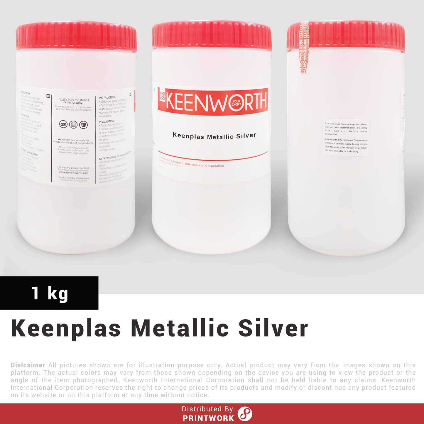 Keenplas Metallic Silver