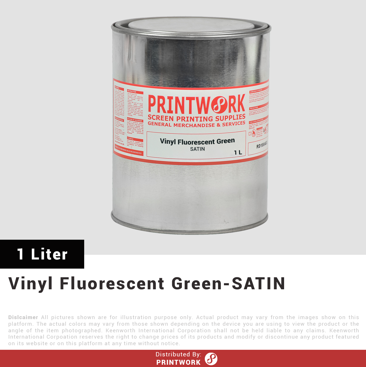 Vinyl GLOSS/SATIN Ink (FLUORESCENT)