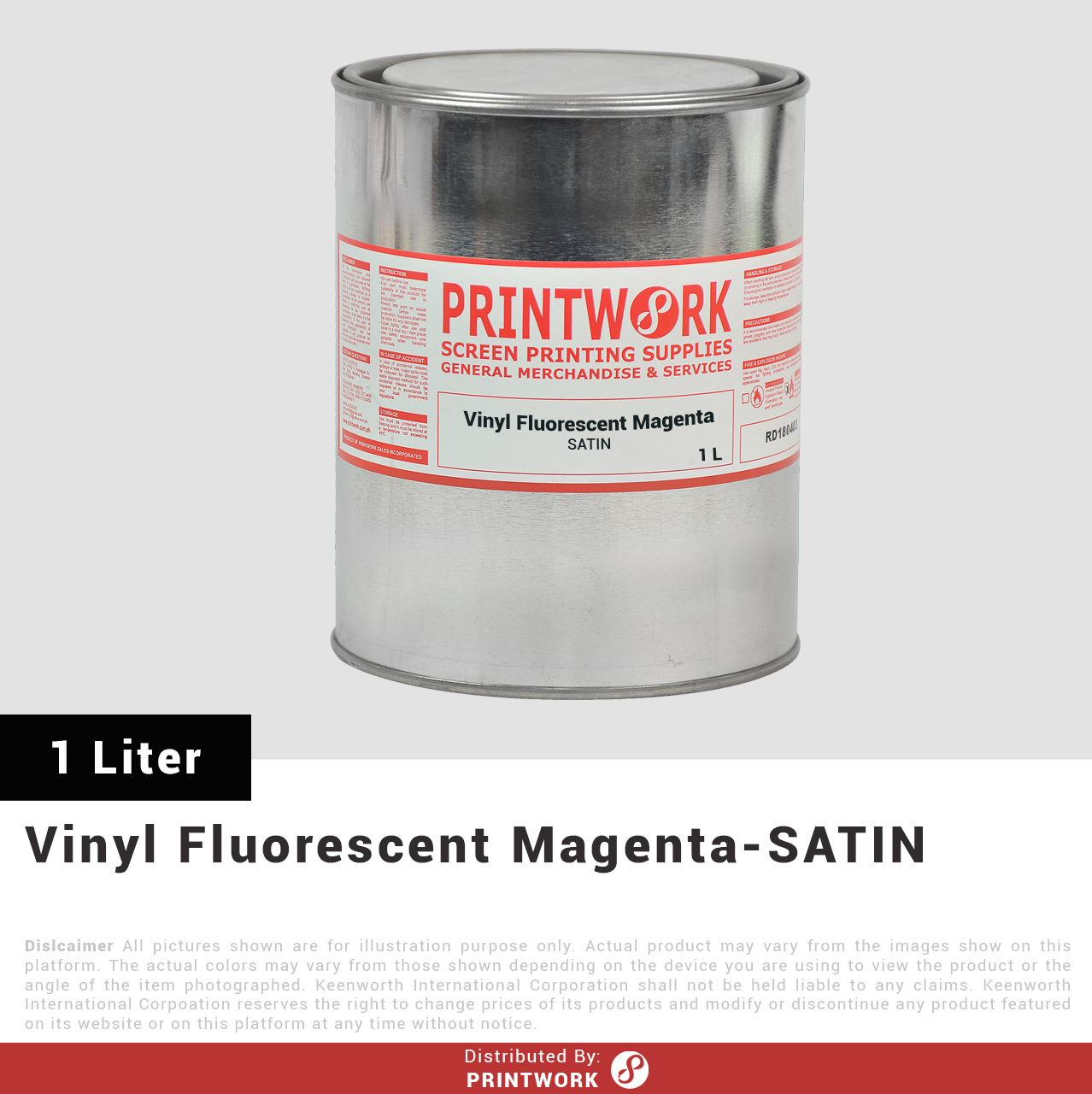Vinyl GLOSS/SATIN Ink (FLUORESCENT)