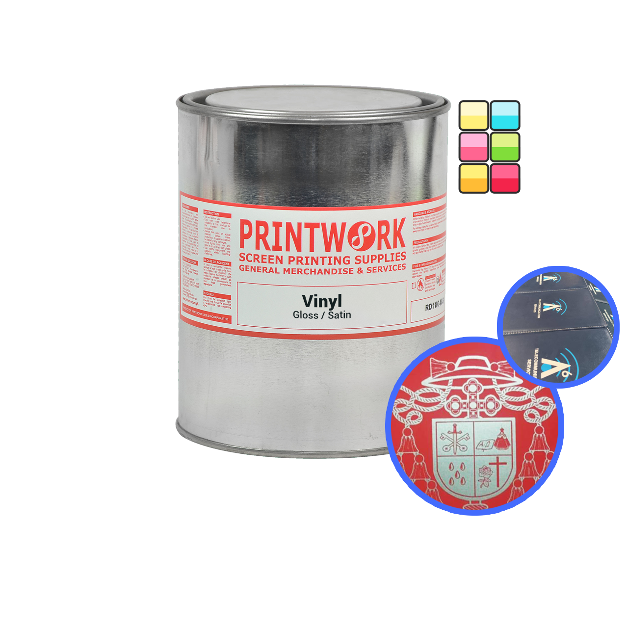 Vinyl GLOSS/SATIN Ink (FLUORESCENT)