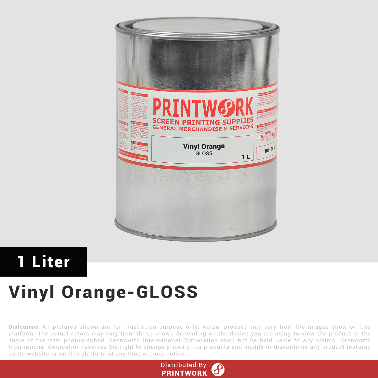 Vinyl GLOSS Ink (Regular Colors)
