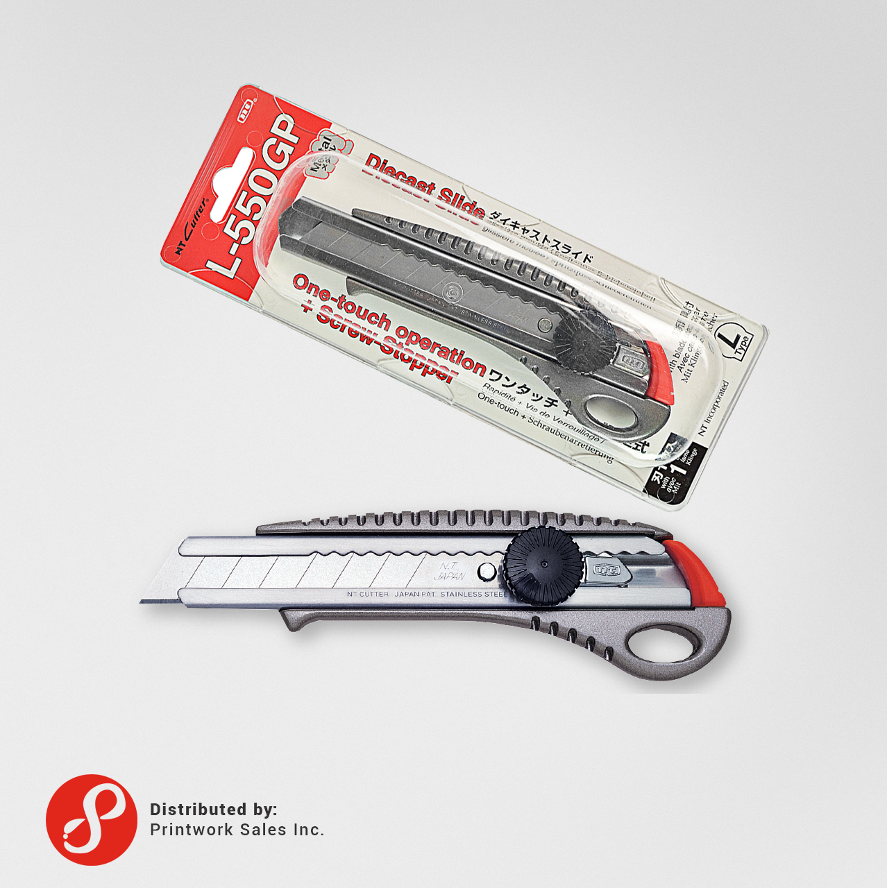 NT Cutter | Metal Screw Lock L (L-550GP)