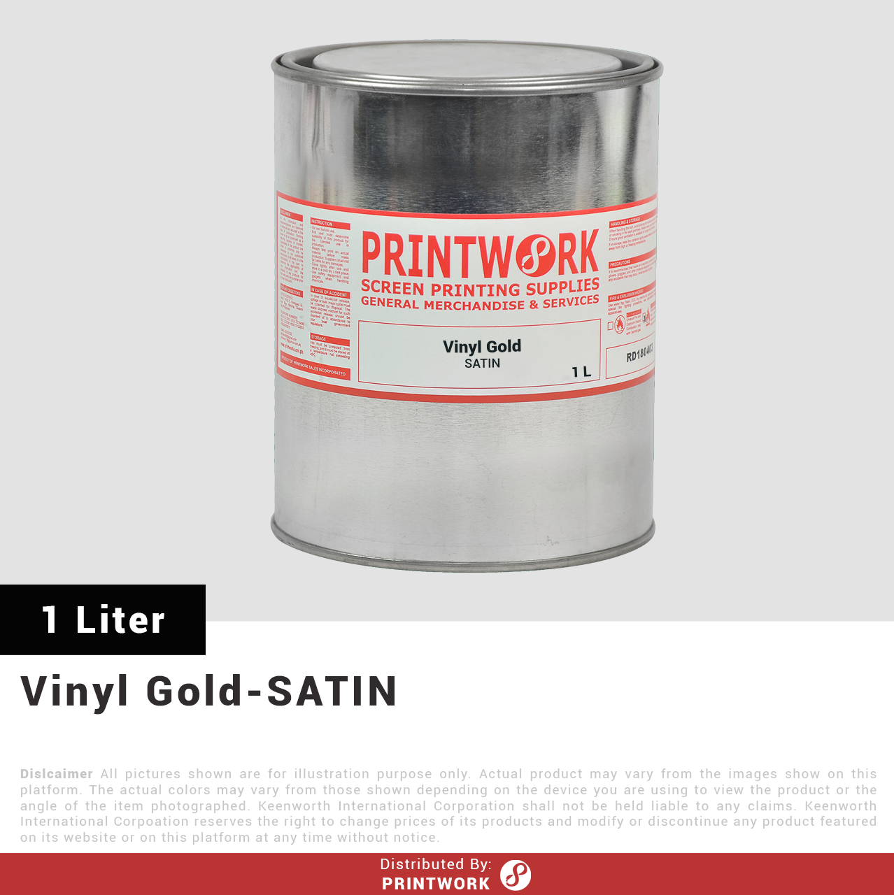 Vinyl SATIN Ink (Regular Colors)