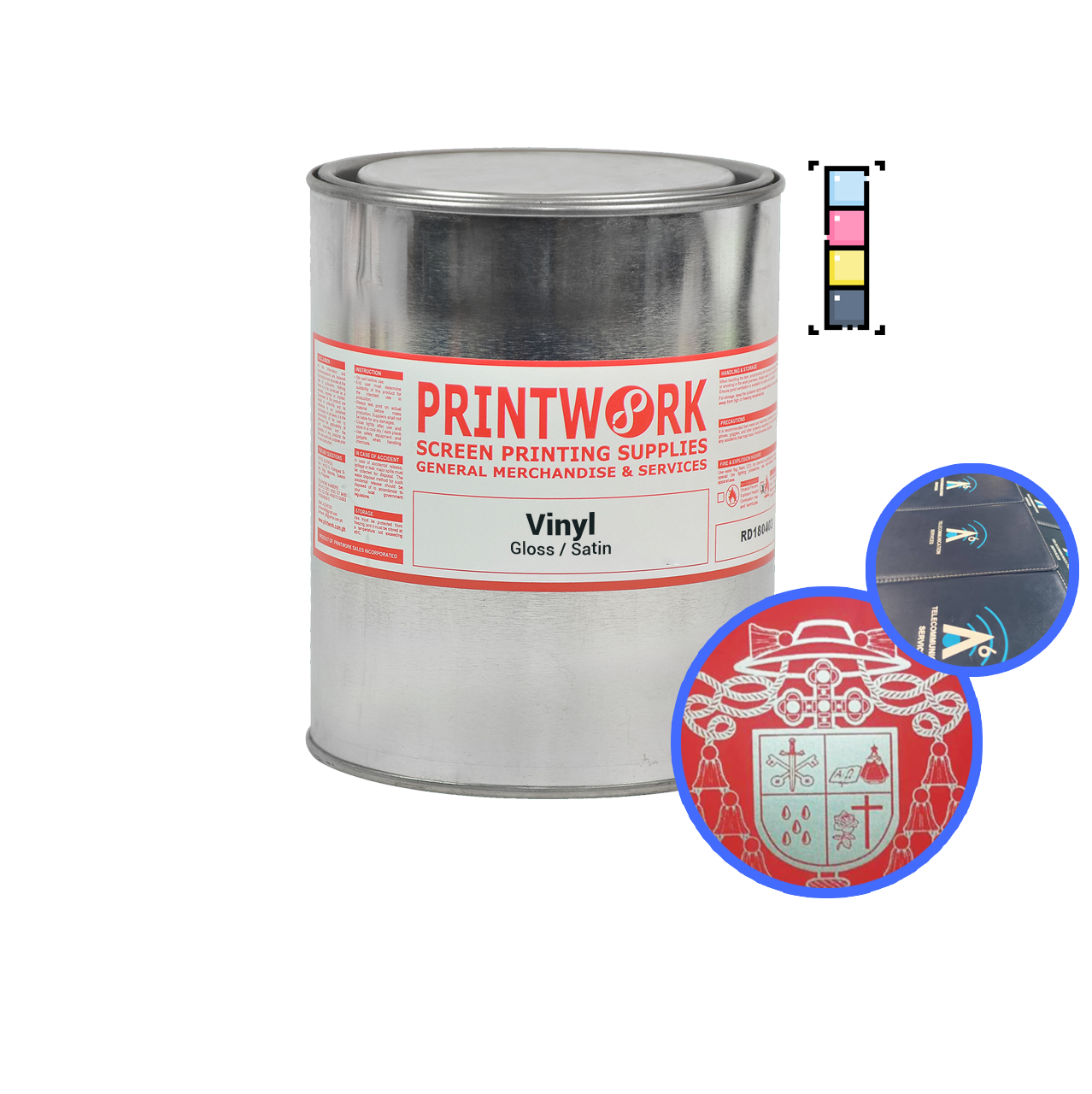 Vinyl GLOSS Ink (CMYK Colors)